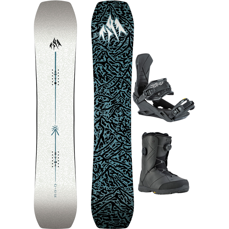 Jones Snowboards Aviator 2.0 Demo Snowboard Package, Featured Image