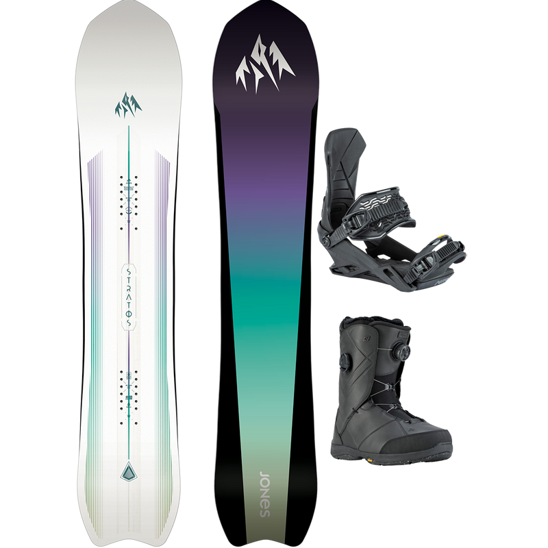 Jones Snowboards Women's Stratos Demo Snowboard Package, Featured Image