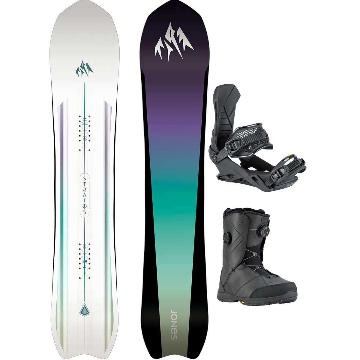 Jones Snowboards Women's Stratos Demo Snowboard Package alternate view