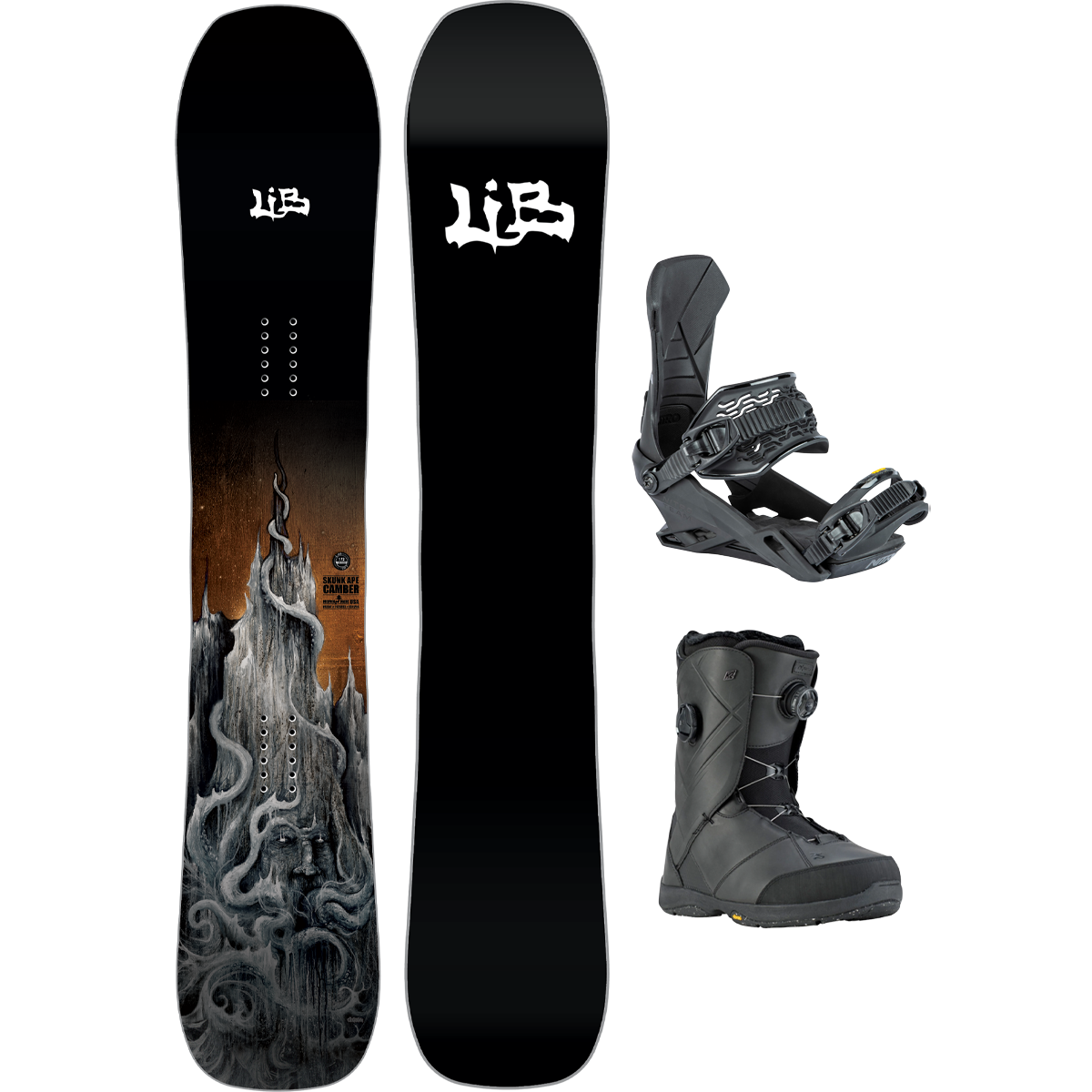 Lib Tech Skunk Ape Camber Demo Snowboard Package alternate view