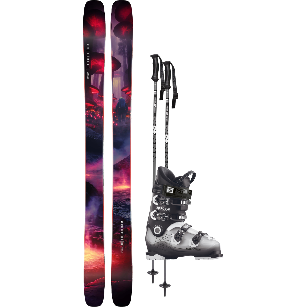 Moment Wildcat 108 Demo Ski Package alternate view