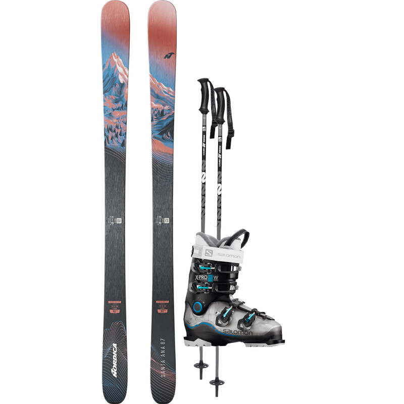 Nordica Women's Santa Ana 87 Demo Ski Package, Featured Image