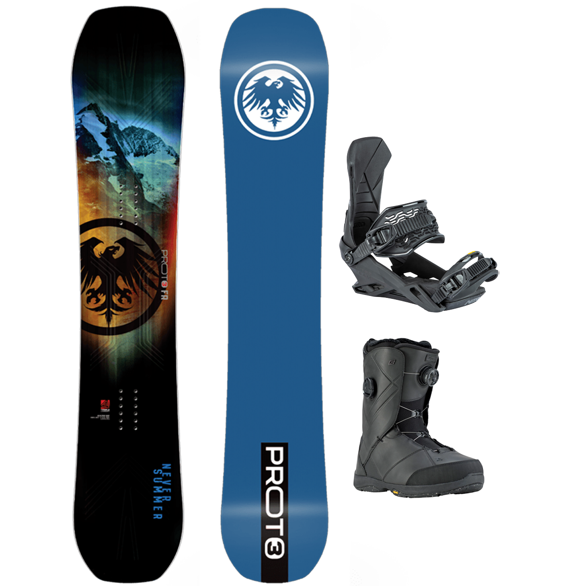 Never Summer Proto T3 FR Demo Snowboard Package alternate view