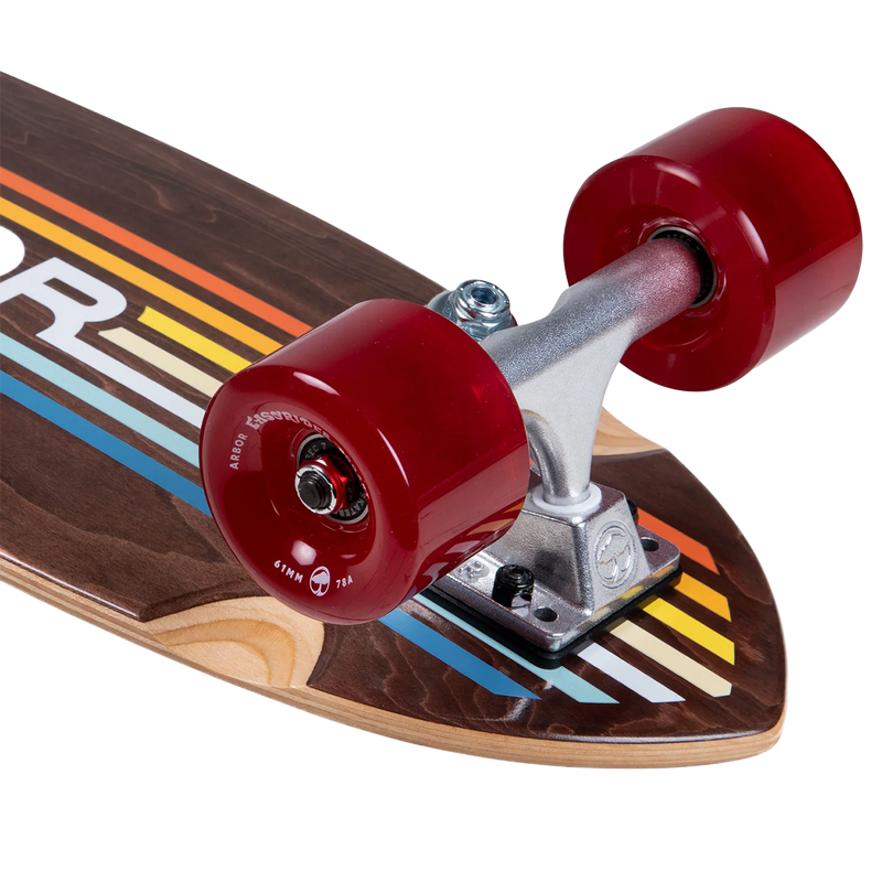 Micron Pivot 26" C, Arbor Skateboards Micron Pivot 26" C trucks and wheels