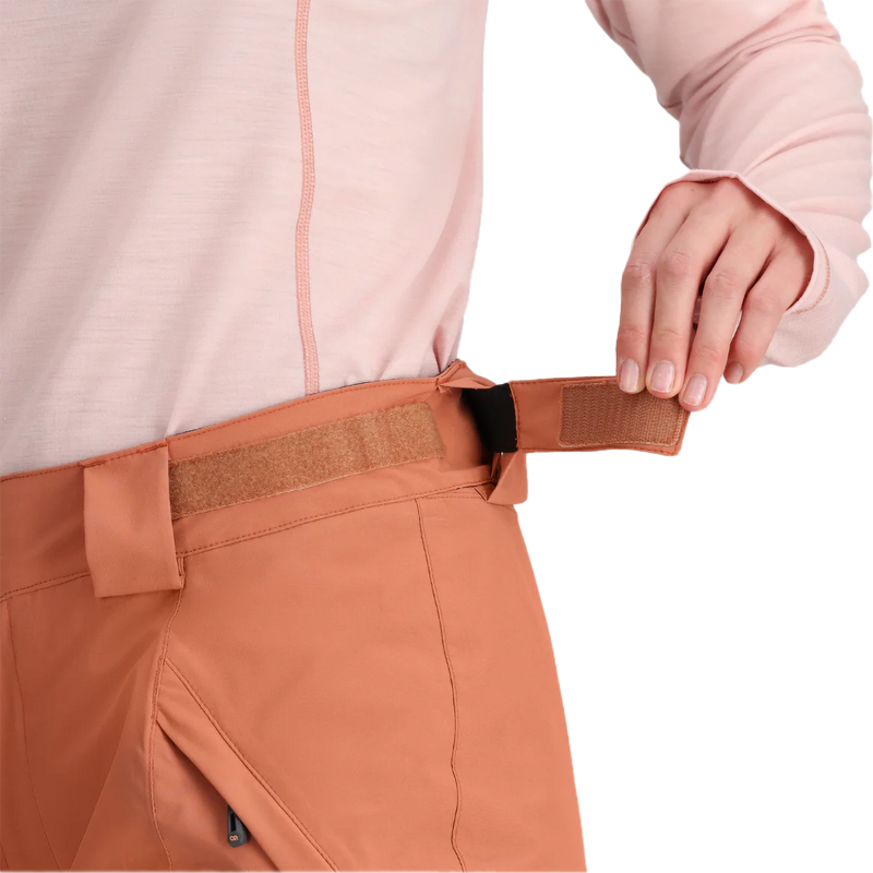 Women's Snowcrew Pants, Outdoor Research Women's Snowcrew Pants 2451-Cinnamon waist adjuster