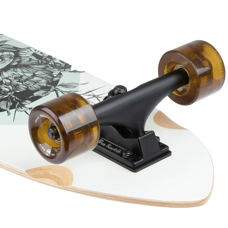Bamboo Sizzler Cruiser 30.5" C, Arbor Skateboards Bamboo Sizzler Cruiser 30.5" C trucks and wheels