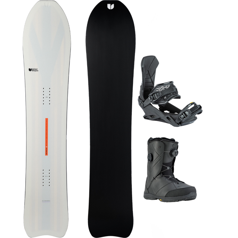United Shapes Deep Reach Demo Snowboard Package, Featured Image