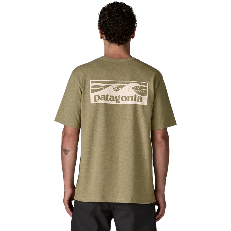 Men's Boardshort Logo Responsibili-Tee, Patagonia Men's Boardshort Logo Responsibili-Tee Back