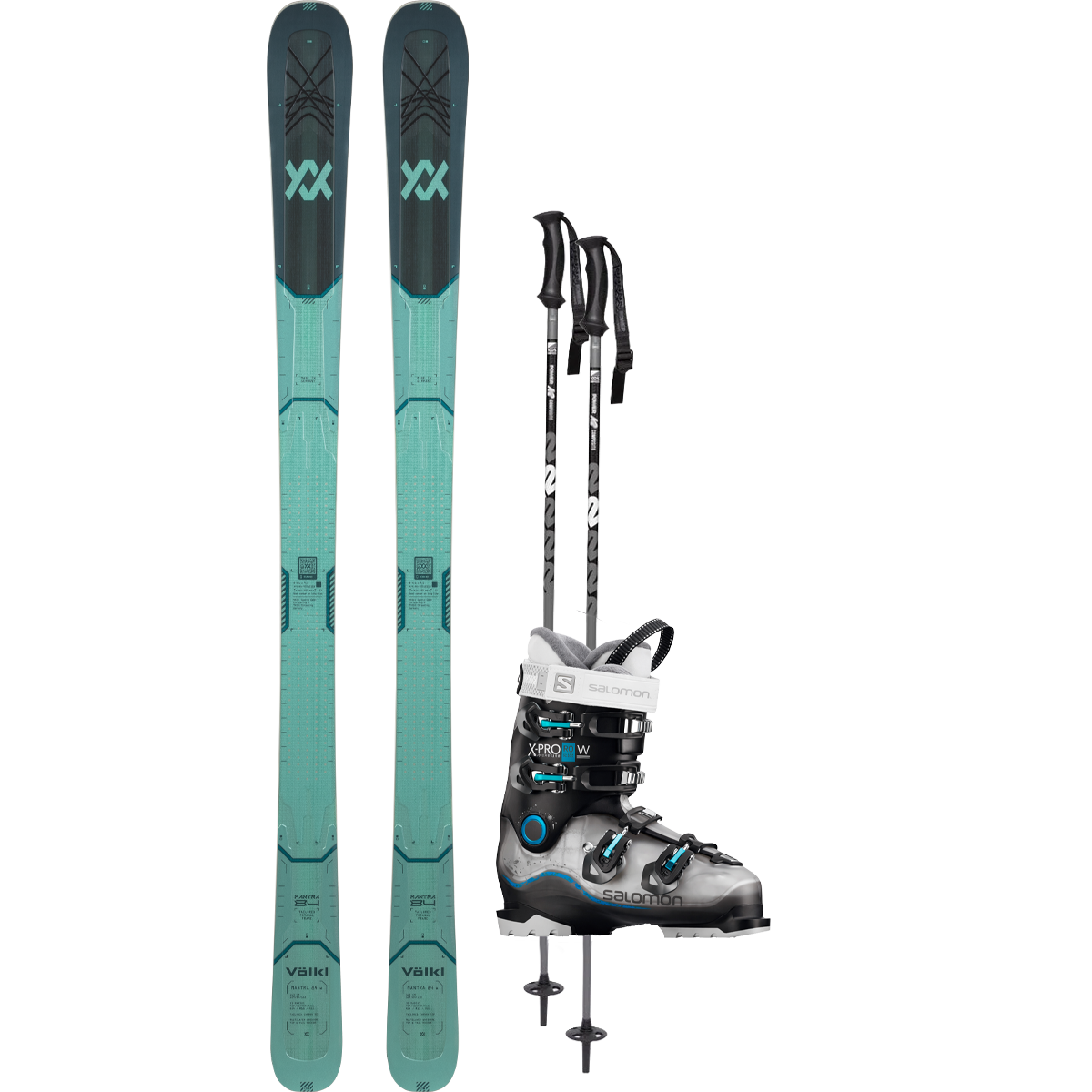 Volkl Women's Mantra 84 Demo Ski Package alternate view