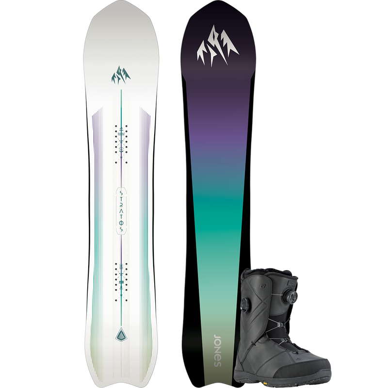 Jones Snowboards Women's Stratos Premium Snowboard Package, Featured Image