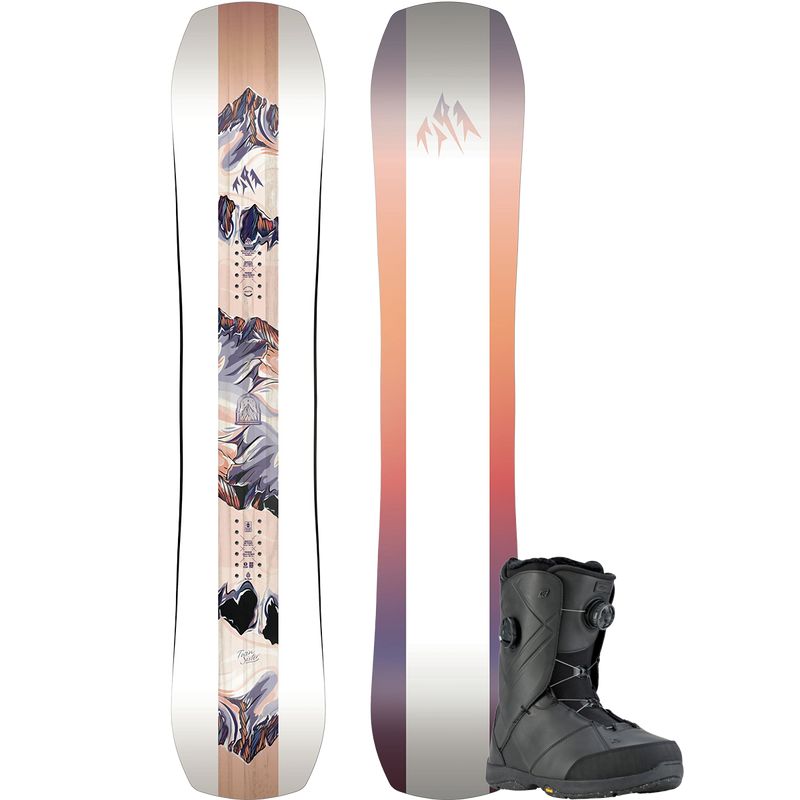 Jones Snowboards Women's Twin Sister Premium Snowboard Package, Featured Image