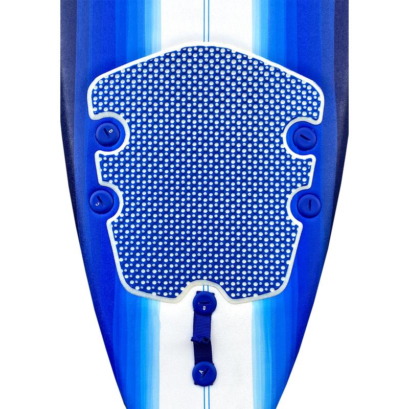 8’0 Classic Surfboard w/ Leash, Wavestorm 8'0 Classic Surfboard w/ Leash traction pad
