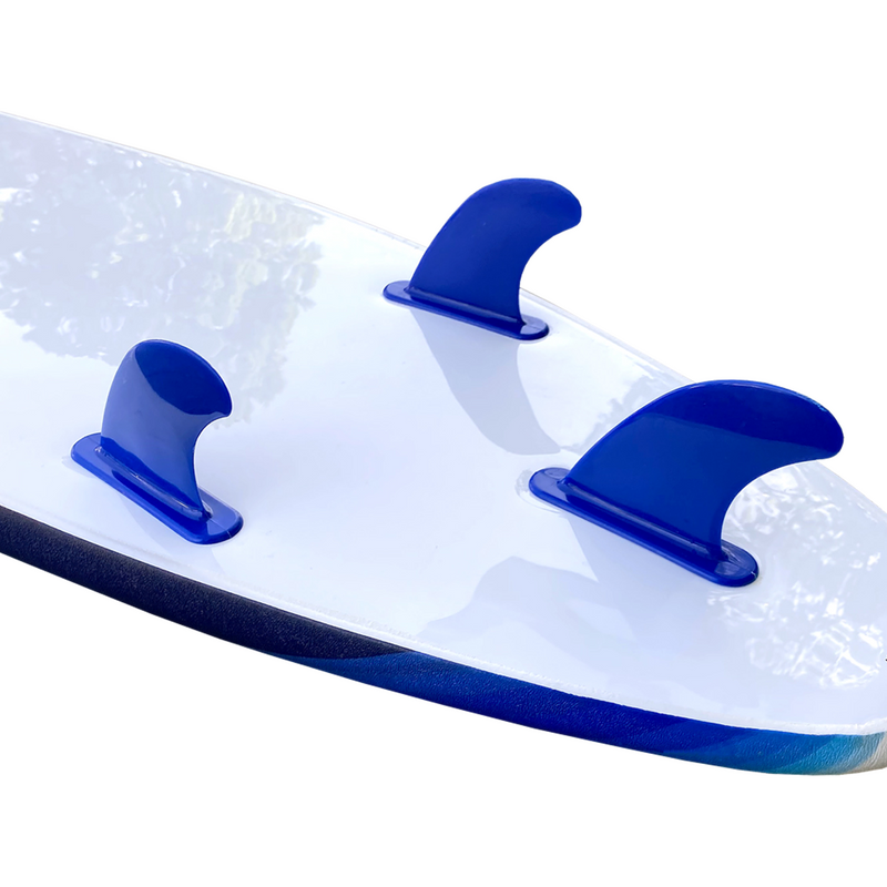 8’0 Classic Surfboard w/ Leash, Wavestorm 8'0 Classic Surfboard w/ Leash thruster fins