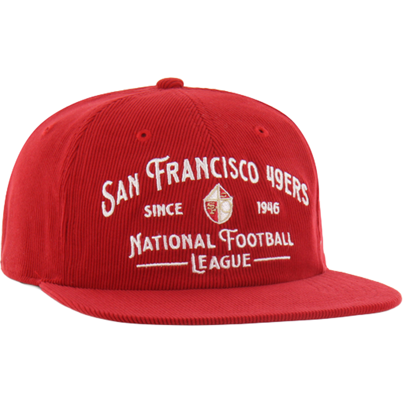 49ers Historic Whitlock 47 Captain RL, 47 Brand 49ers Historic Whitlock 47 Captain RL in Red angled right facing