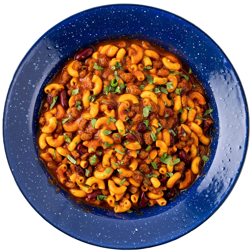 Chili Mac Beef Pro Pak, Mountain House Chili Mac Beef Pro Pak prepared