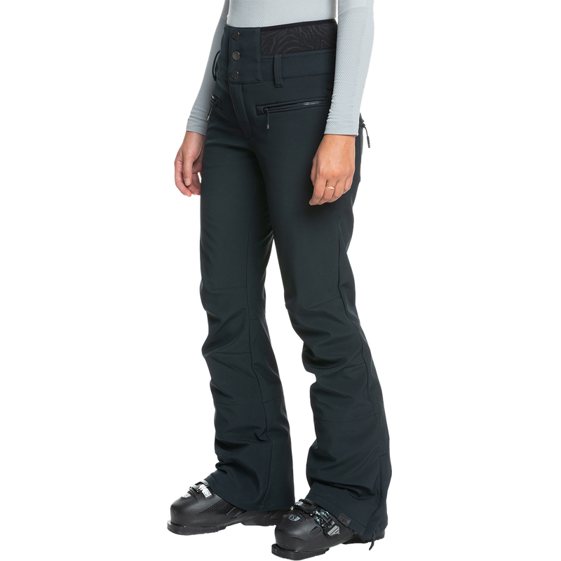 Women's Rising High Pant, Roxy Women's Rising High Pant KVJ0-True Black front left