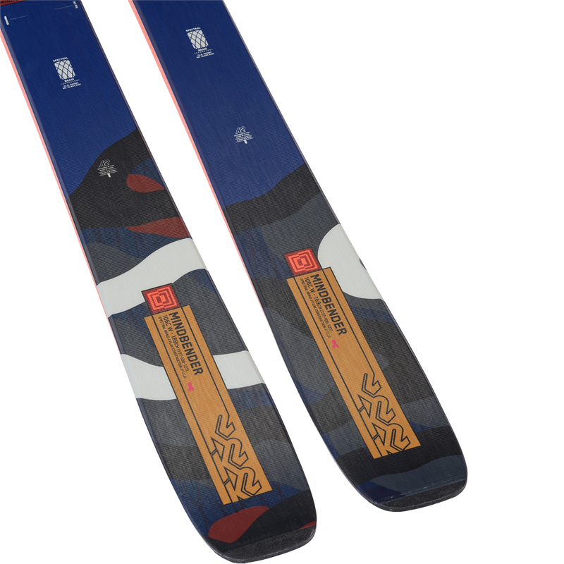 Women's Mindbender 106C, Women's Mindbender 106C pair topsheet tails