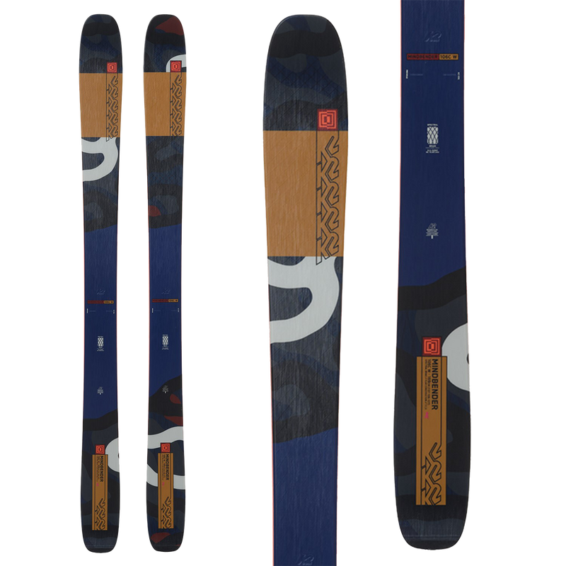 Women's Mindbender 106C, Women's Mindbender 106C Pair topsheet tip/tail