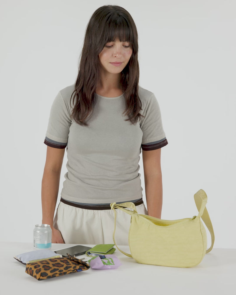 Small Nylon Crescent Bag, BAGGU Small Nylon Crescent Bag Video