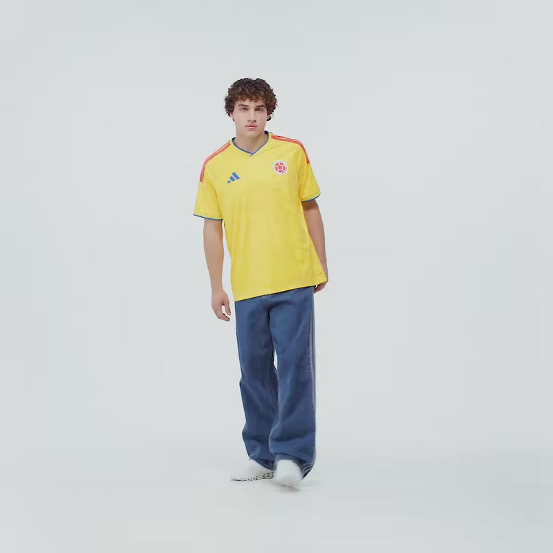 Colombia Home Replica Jersey, Adidas Columbia Home Replica Jersey in Impact Yellow Movie