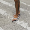 Olukai Men's Pili in 3448-Tan/Dark Java movie