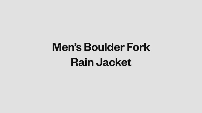 Men's Boulder Fork Rain Jacket, Patagonia men's boulder fork rain jacket