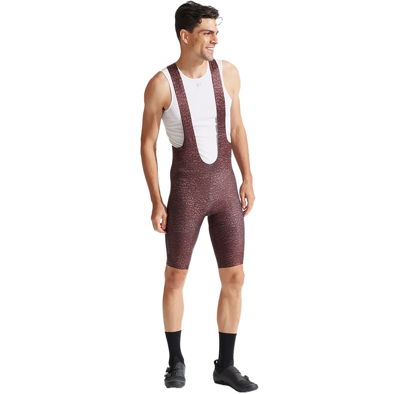 Men's Pro Bib Short, Pear Izumi Men's Pro Bib Short Cacao Scrib front
