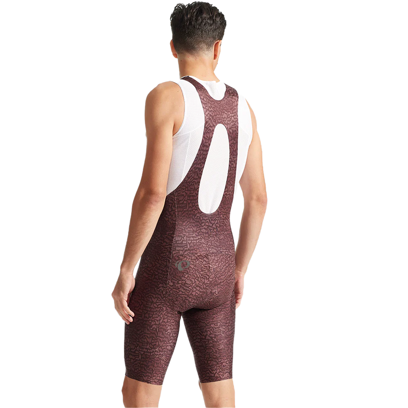Men's Pro Bib Short, Pear Izumi Men's Pro Bib Short Cacao Scrib on model back