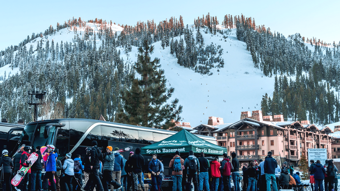 HOP ON THE SPORTS BASEMENT SKI BUS