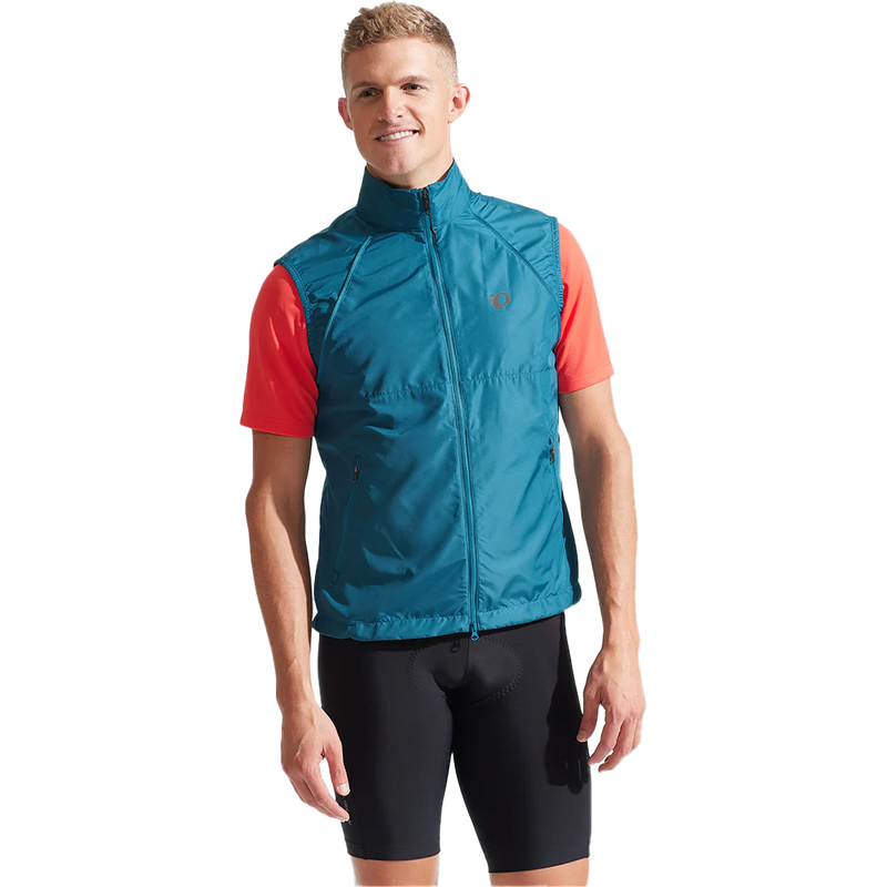 Men's Quest Barrier Convertible Jacket, Pearl Izumi Men's Quest Barrier Convertible Jacket Ocean Blue vest conversion