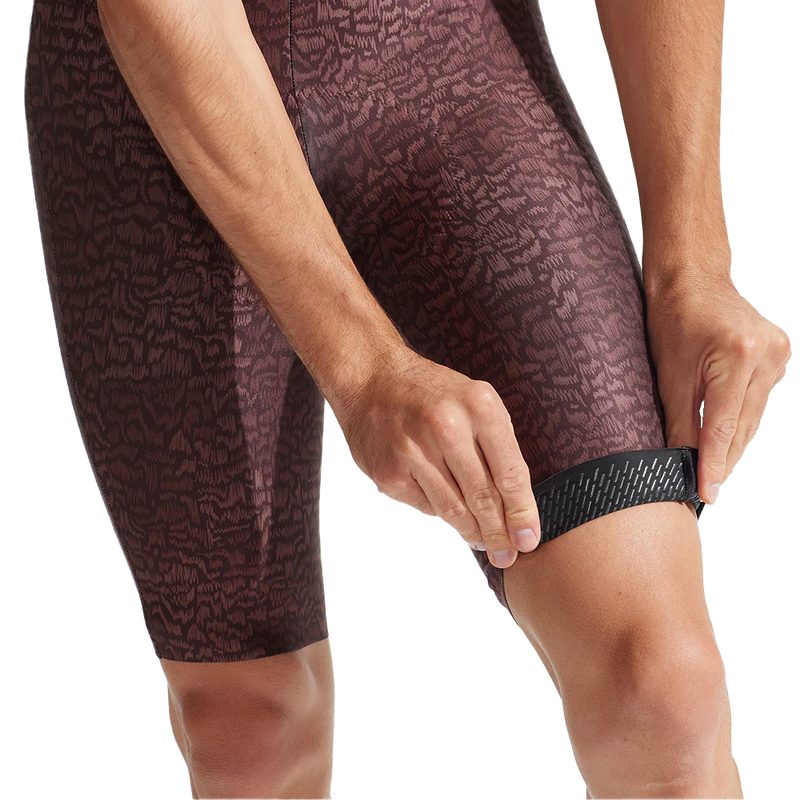 Men's Pro Bib Short, Pear Izumi Men's Pro Bib Short Cacao Scrib hem grip