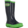 Bogs Kid's Rain Boot (10-13) 411-Navy/Green