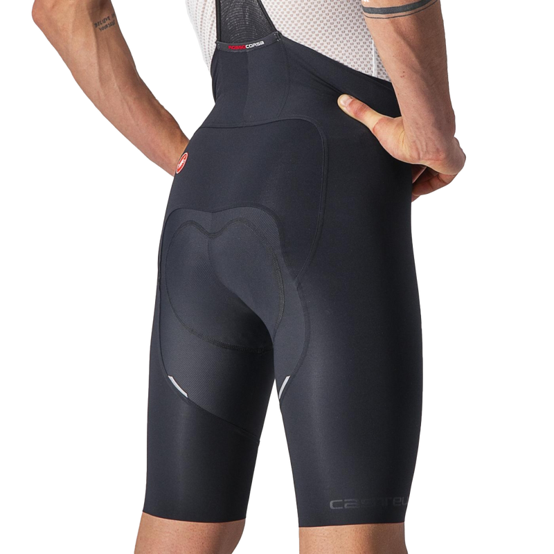 Men's Free Aero RC Bibshort, Castelli Men's Free Aero RC Bibshort Black Alt View Rear