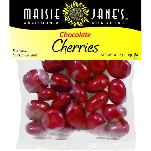 Maisie Janes Chocolate Cherries - 4 oz