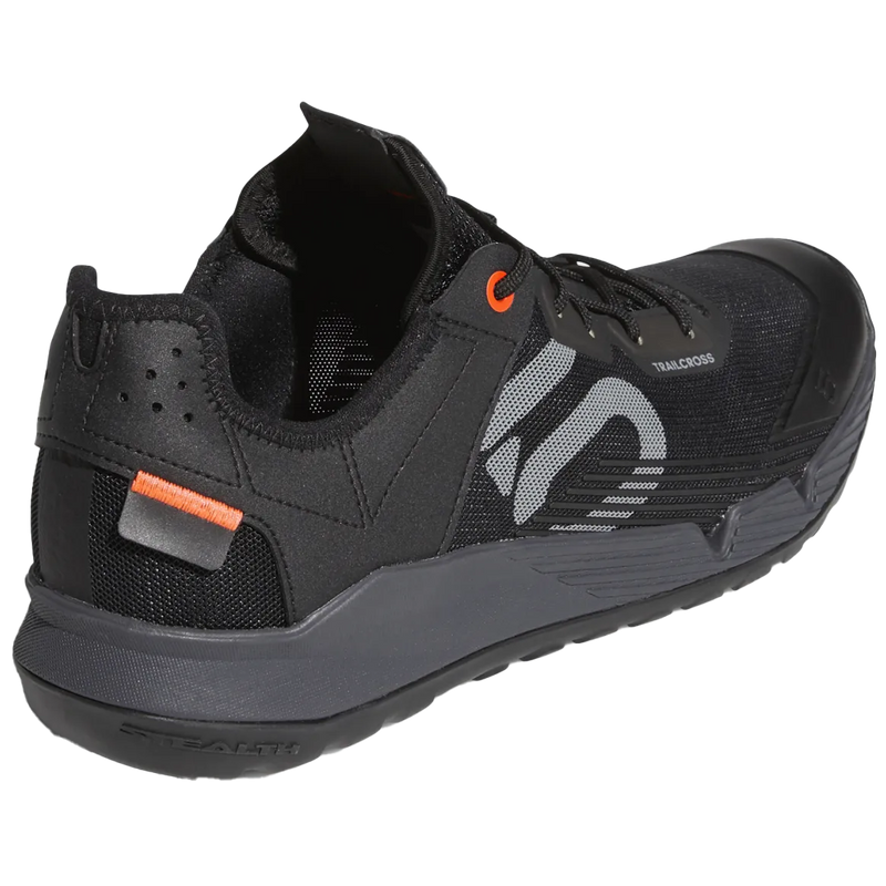 Men's Trail Cross LT, Five Ten Men's Trail Cross LT Core Black Grey Red Alt View Heel