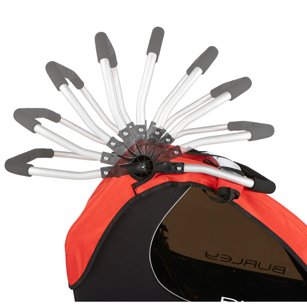 Honey Bee Red w/stroller wheel alternate view