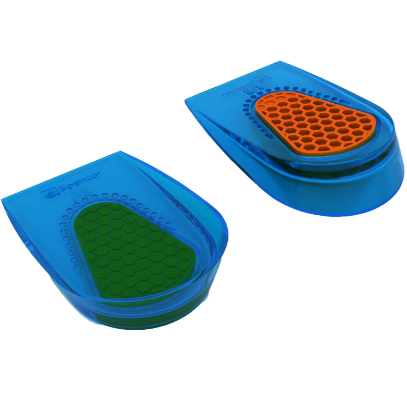 Gel Heel Cups, Spenco Gel Heel Cups top and bottom
