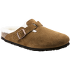 Birkenstock Women's Boston Clog Shearling Mink/Natural angle