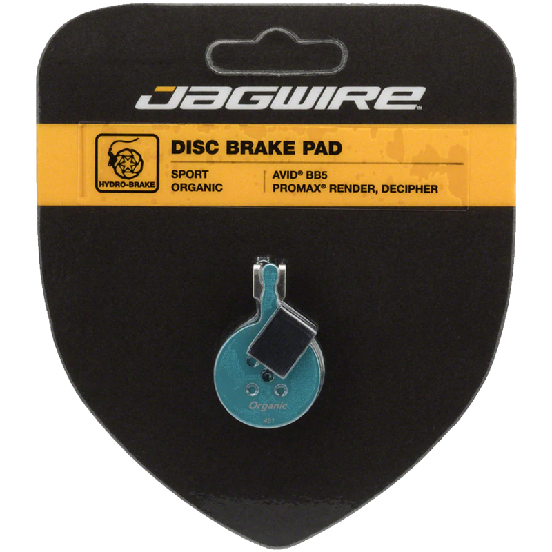 Avid BB5 Promax Render Organic Disc Pads, Jagwire Avid BB5 Promax Render Organic Disc Pads in packaging