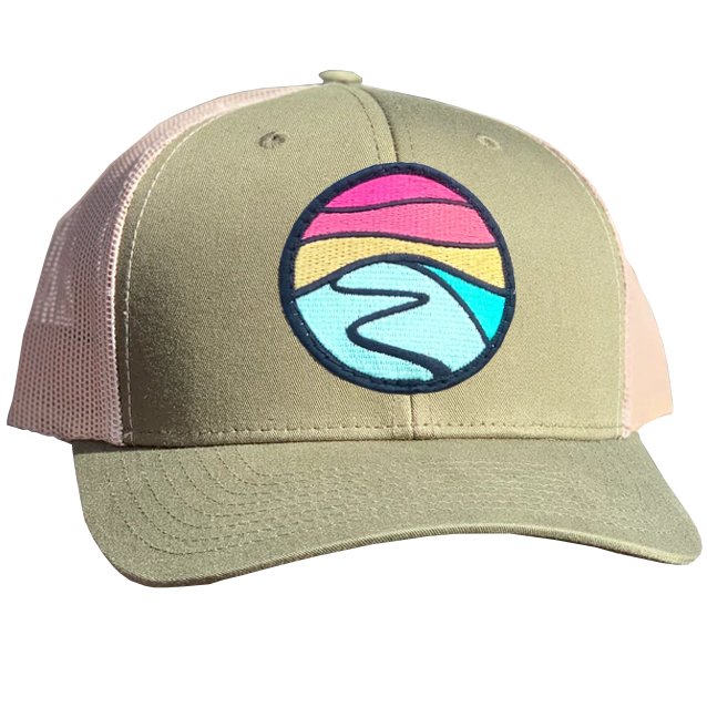 Curved Brim Trucker with Hilltop Patch, Featured Image
