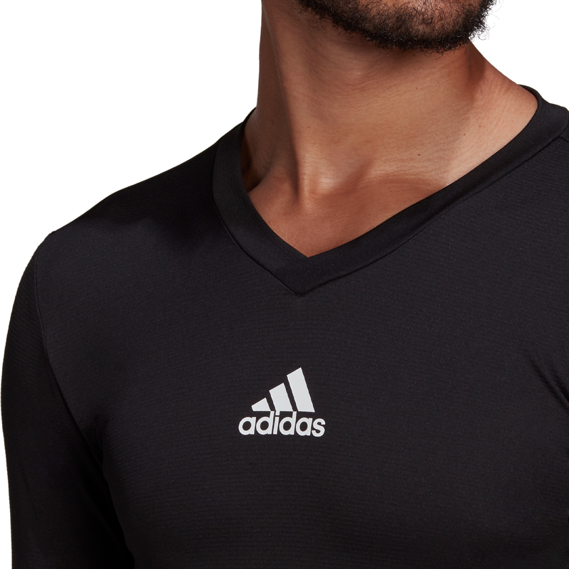 Men's Team Base Long Sleeve, Adidas Men's Team Base Long Sleeve neckline