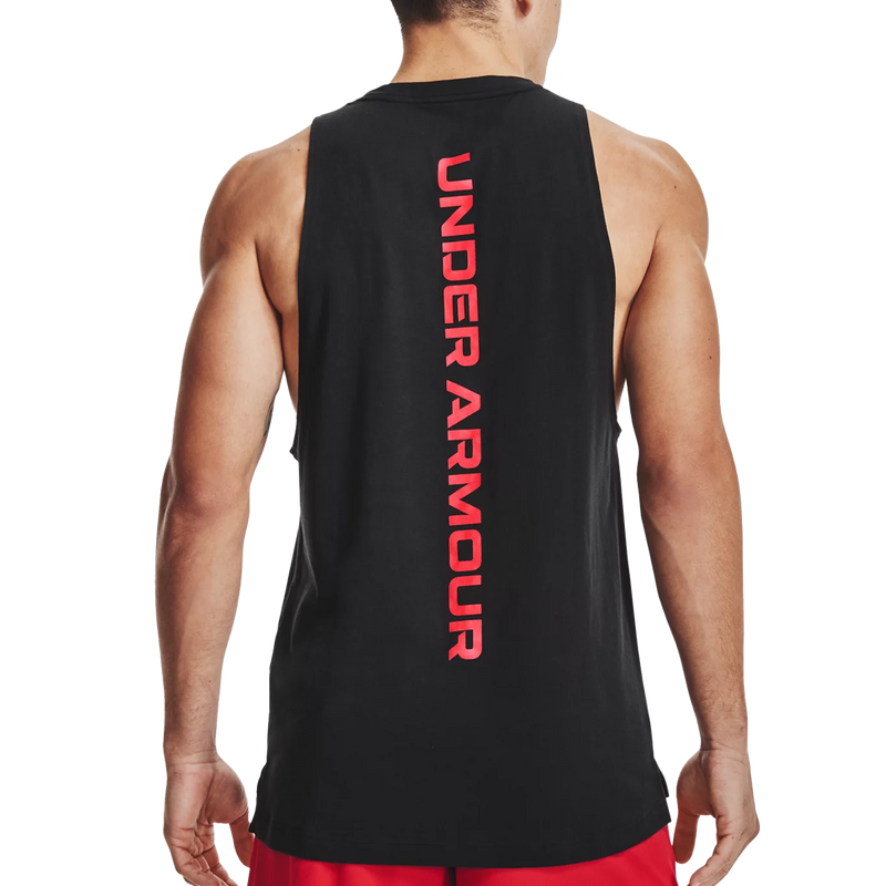 Men's Baseline Zone Tank, Under Armour Men's Baseline Cotton Tank back