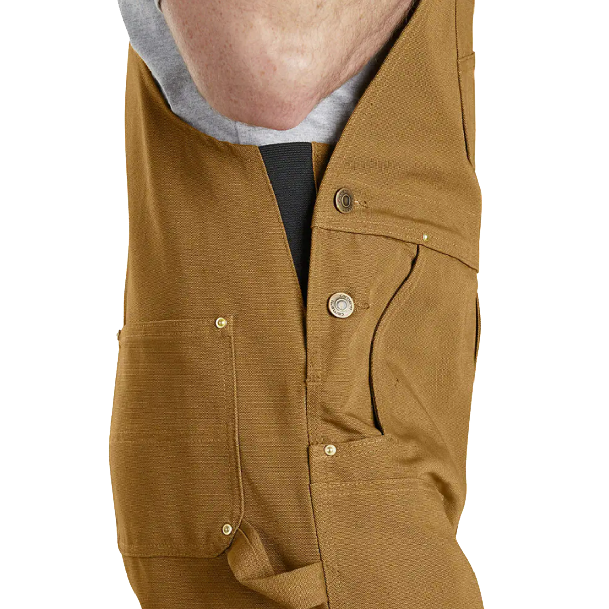 Men's Iconic Duck Bib Overall alternate view