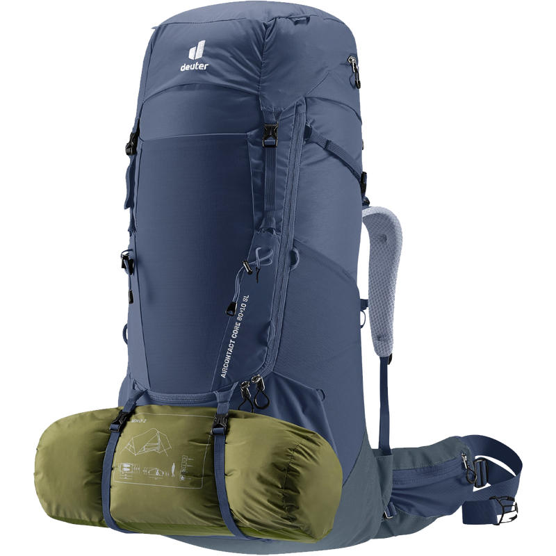 Aircontact Core 60+10 SL, Deuter Aircontact Core 60+10 SL with gear