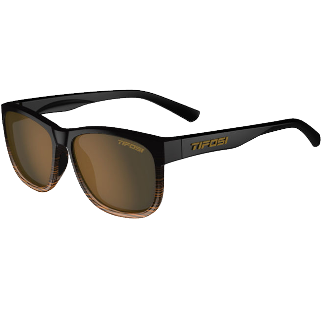 Swank XL Brown Fade/Brown Polarized, Tifosi Optics Swank XL - Brown Fade/Brown Polarized side