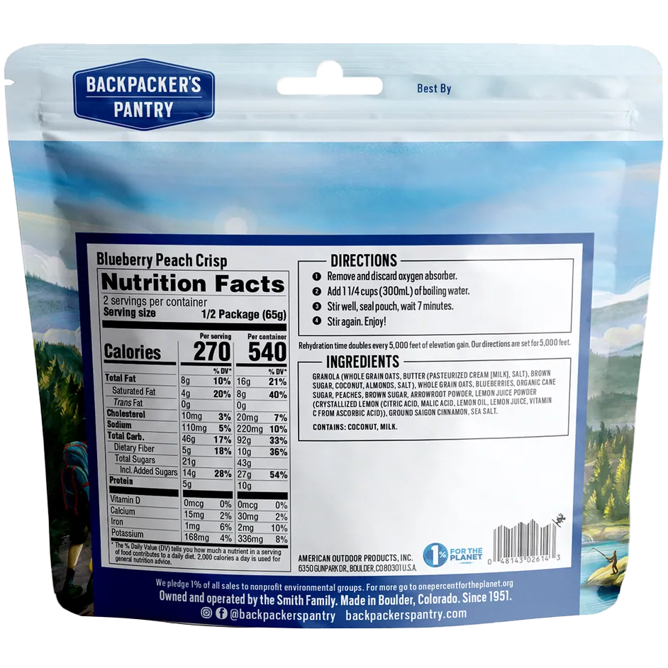 Blueberry Peach Crisp alternate view