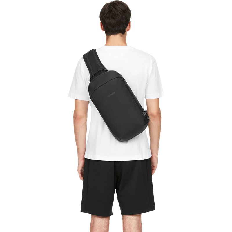 Vibe 325 ECONYL Sling Pack, Pacsafe Vibe 325 ECONYL Sling across back