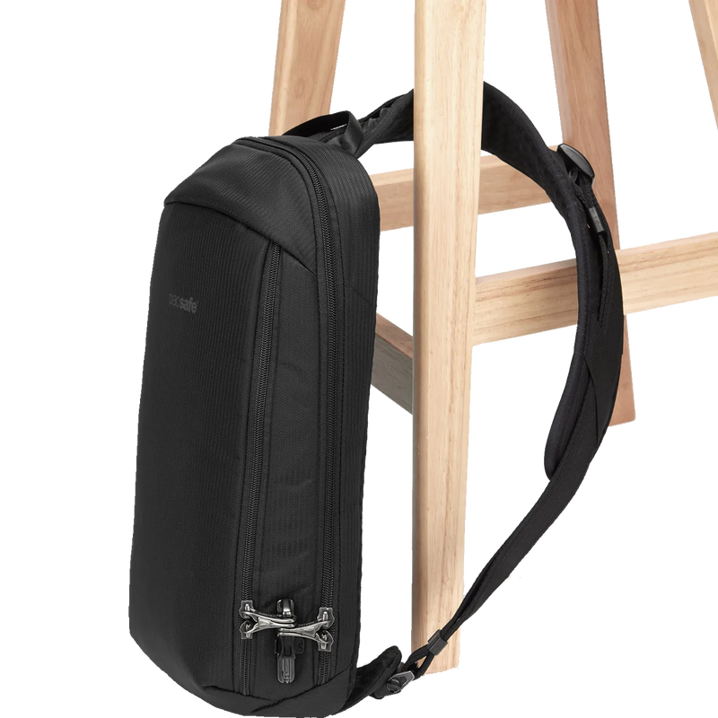 Vibe 325 ECONYL Sling Pack, Pacsafe Vibe 325 ECONYL Sling secured