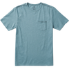 Roark Well Worn Midweight Organic Tee in Stone Blue