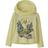 Patagonia Youth Baby Capilene Silkweight Hoody in Coral Campout/Isla Yellow